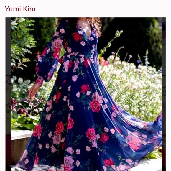 YUMI KIM Giselle Maxi Dress Size 2 - Picture 3 of 4